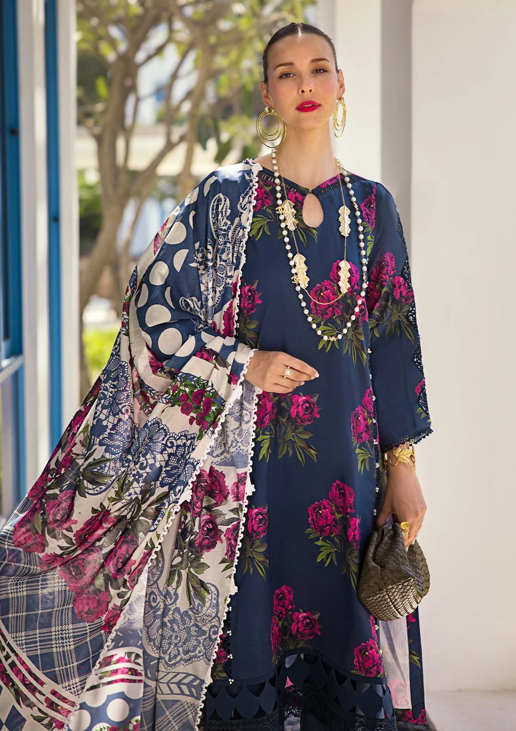 Elaf Premium | Prints Collection 2024 | EOP-03B PATTAYA POISE - Ladies Clothes - Maria Faisal