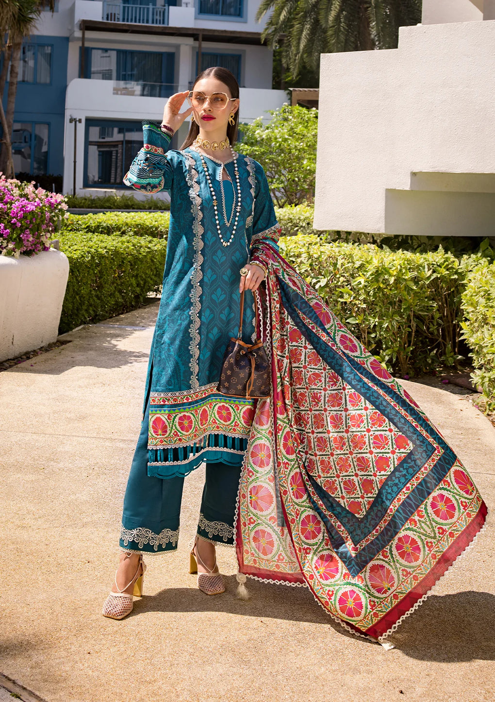 Elaf Premium | Prints Collection 2024 | EOP-07A FAUNA - Ladies Clothes - Maria Faisal