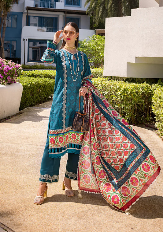Elaf Premium | Prints Collection 2024 | EOP-07A FAUNA - Ladies Clothes - Maria Faisal