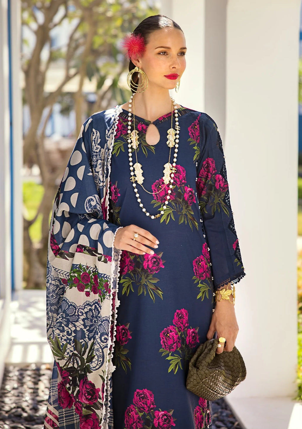 Elaf Premium | Prints Collection 2024 | EOP-03B PATTAYA POISE - Ladies Clothes - Maria Faisal