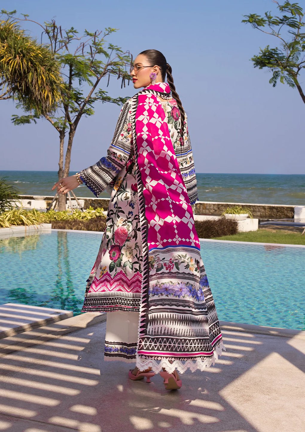 Elaf Premium | Prints Collection 2024 | EOP-06A AMARI MUSE - Ladies Clothes - Maria Faisal