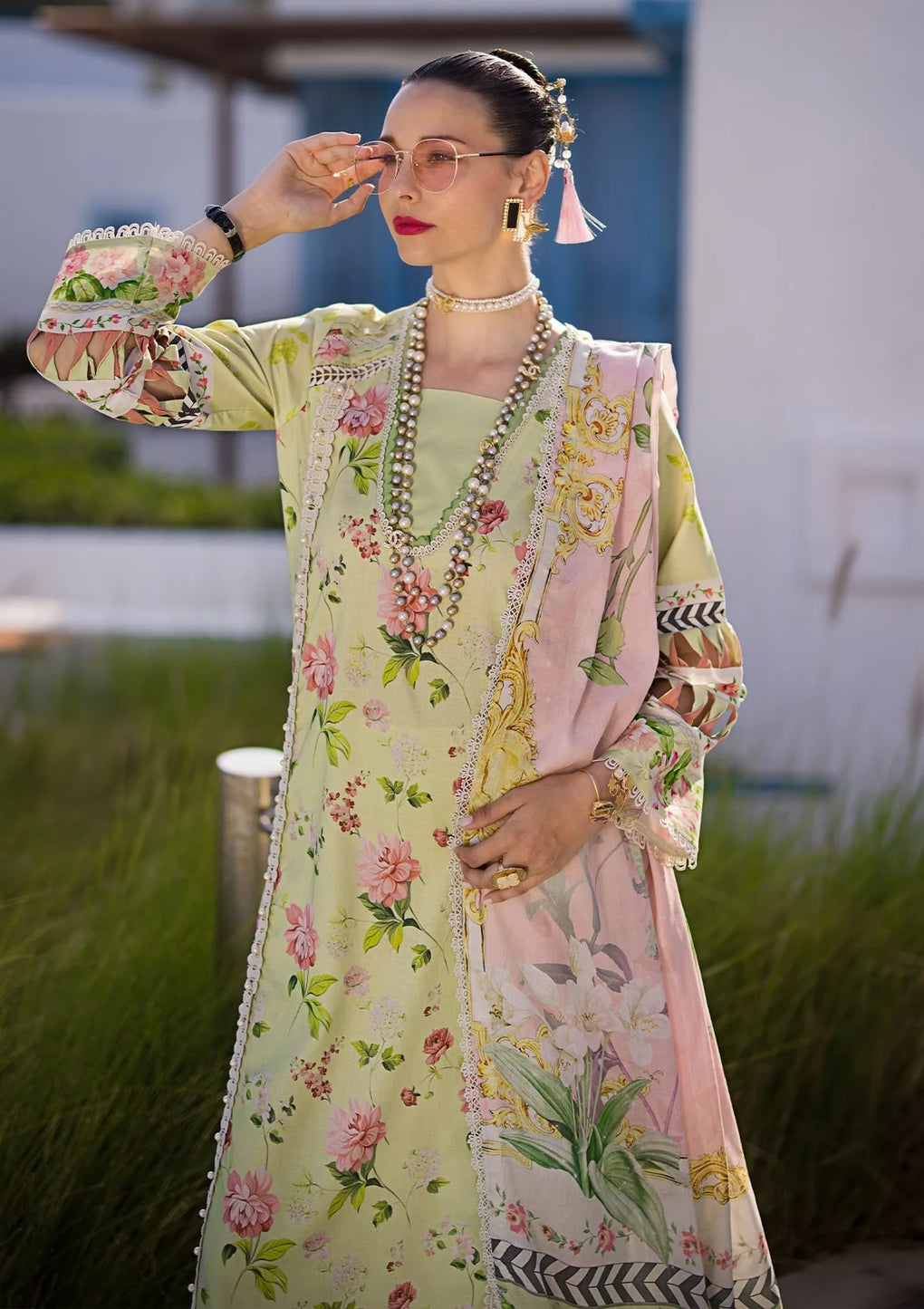Elaf Premium | Prints Collection 2024 | EOP-02A CHELSEA - Ladies Clothes - Maria Faisal