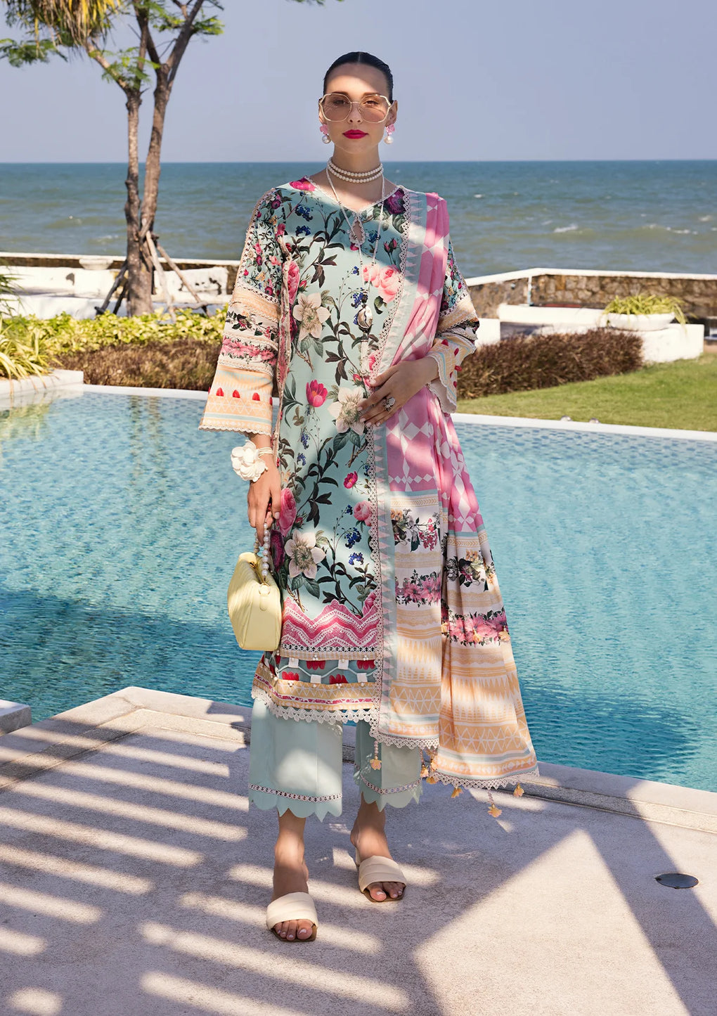 Elaf Premium | Prints Collection 2024 | EOP-06B FREYA - Ladies Clothes - Maria Faisal