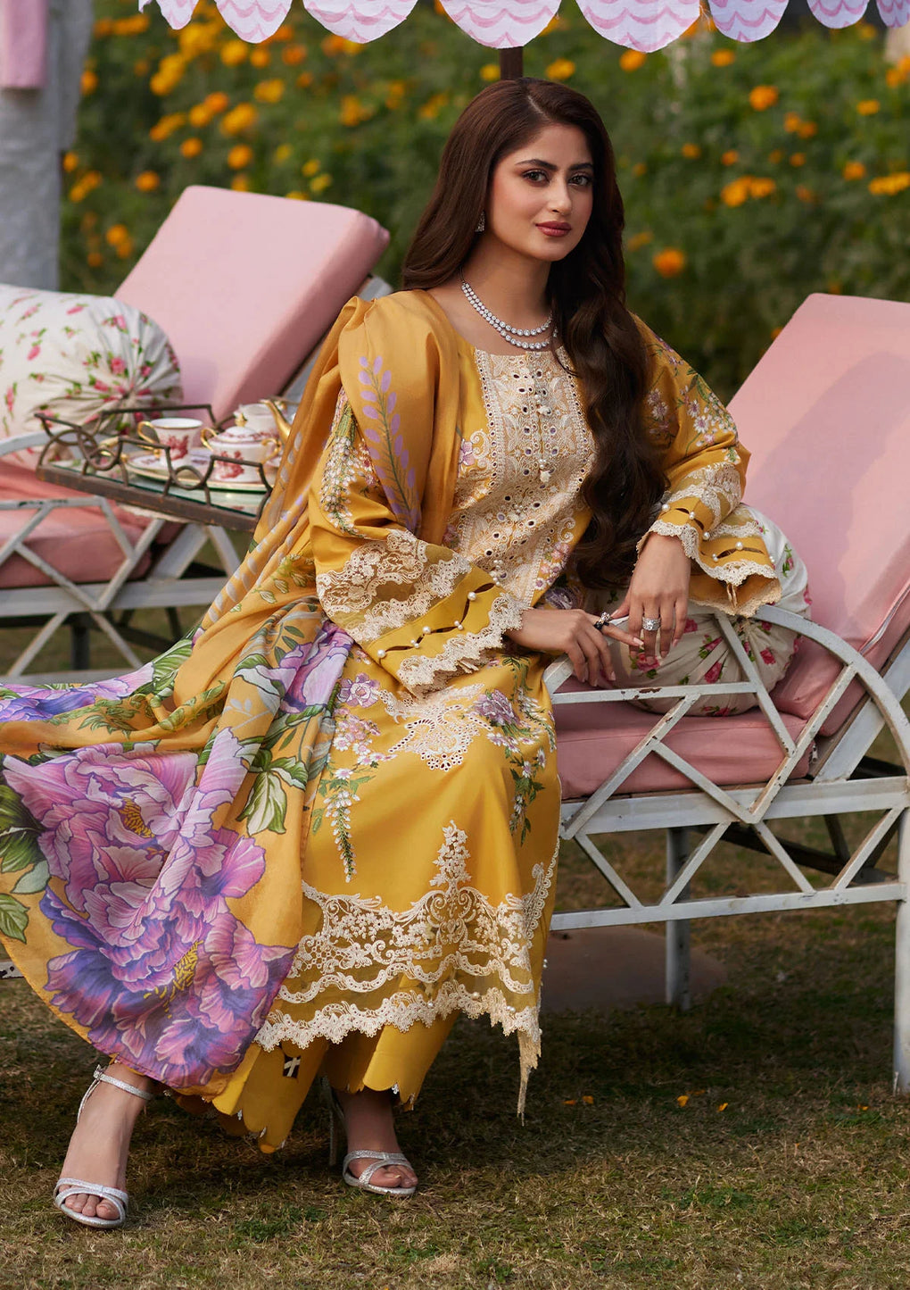 Elaf Premium | Eid Edit 2024 | ELE-12A SONA - Ladies Clothes - Maria Faisal