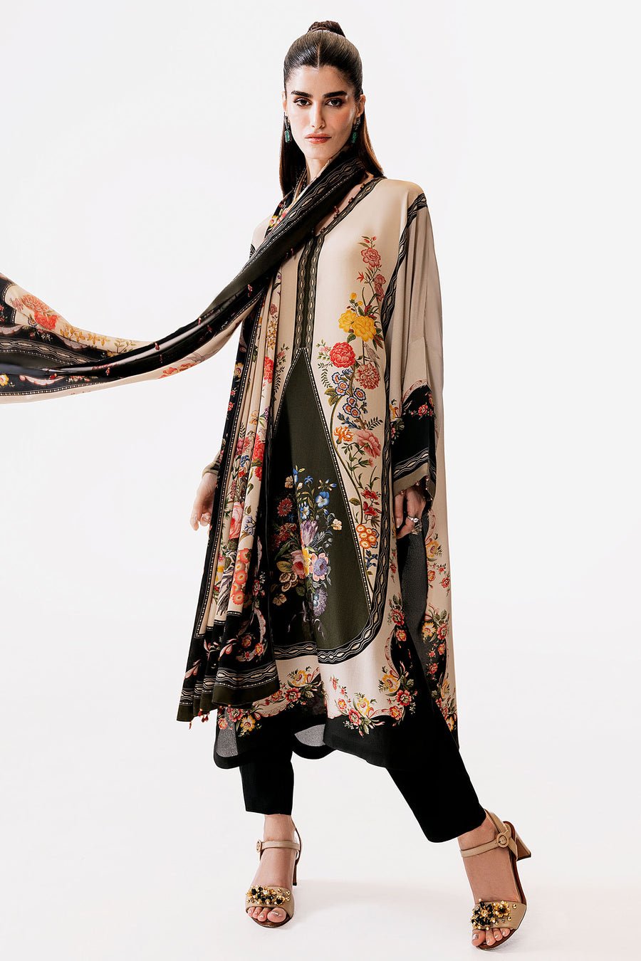 Elan | Auree Pret | VIVIENNE (EV-21393) - Formal Dress - available at Maria Faisal in UK and USA.