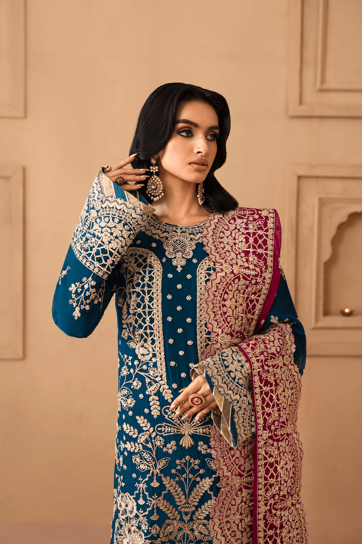 Emaan Adeel | Sheherzadi Formals 25 | KAVYA - Formal Wear - available at Maria Faisal in UK and USA
