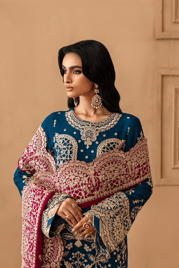 Emaan Adeel | Sheherzadi Formals 25 | KAVYA - Formal Wear - available at Maria Faisal in UK and USA