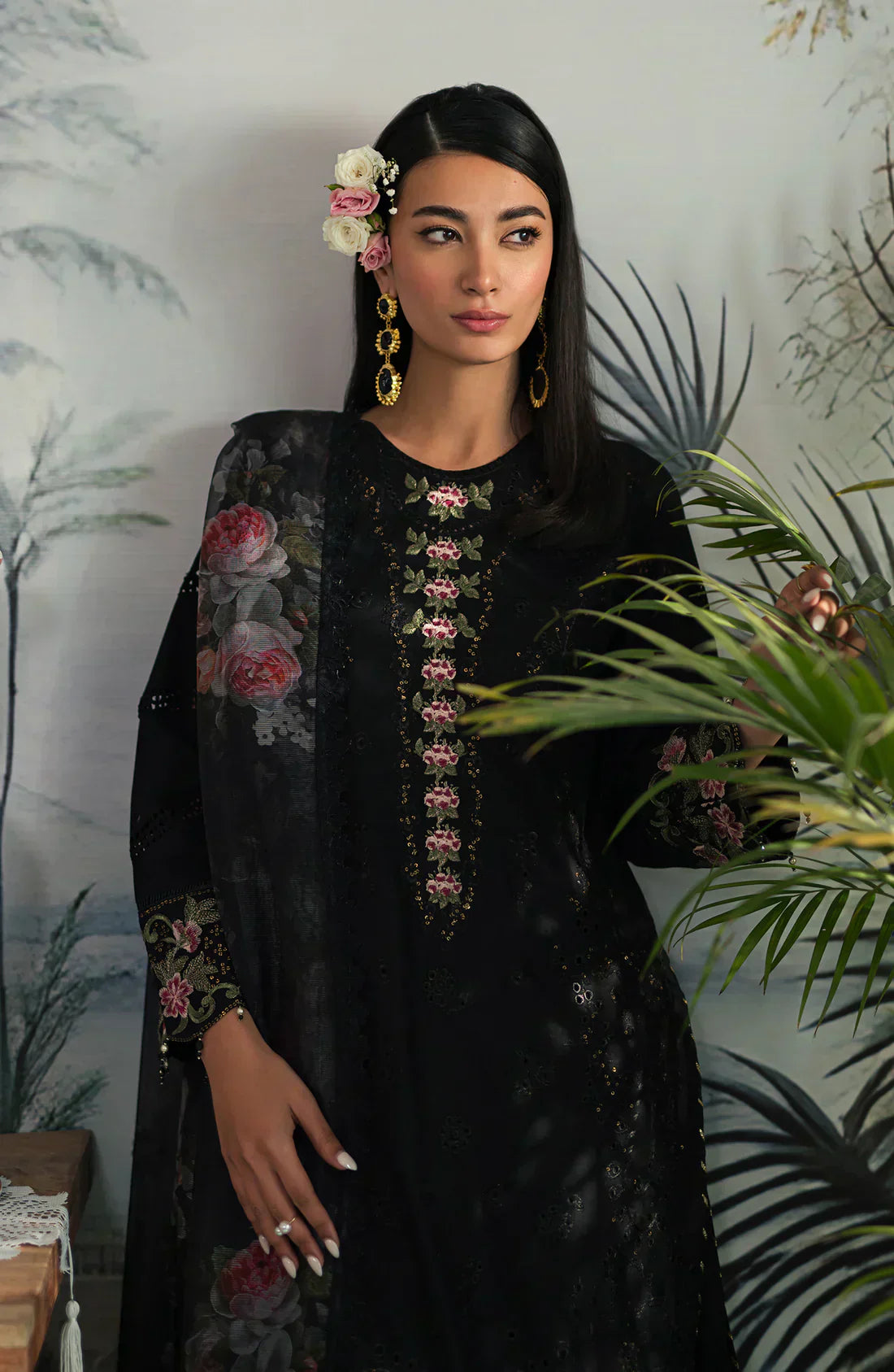 Emaan Adeel | Ayra Luxury Lawn 24 | AR-05 - Ladies Clothes - Maria Faisal