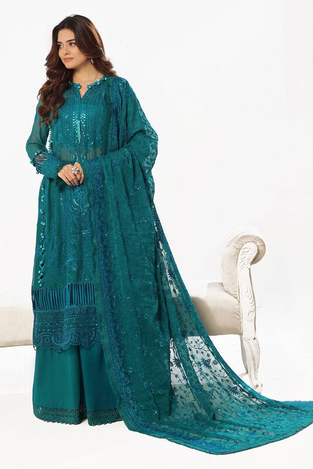 Gul Ahmed | Festive Eid 25 | LE-52017 by Maria Faisal - Registered Vendor of : Gul Ahmed - type : Ladies Clothes - 100% original wedding dresses