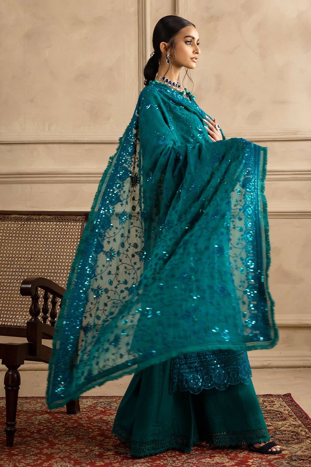 Gul Ahmed | Festive Eid 25 | LE-52017 by Maria Faisal - Registered Vendor of : Gul Ahmed - type : Ladies Clothes - 100% original wedding dresses