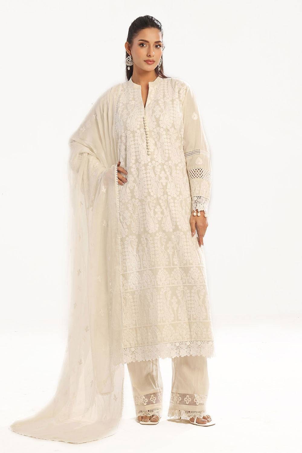 Gul Ahmed | Festive Eid 25 | PM-52055 by Maria Faisal - Registered Vendor of : Gul Ahmed - type : Ladies Clothes - 100% original wedding dresses