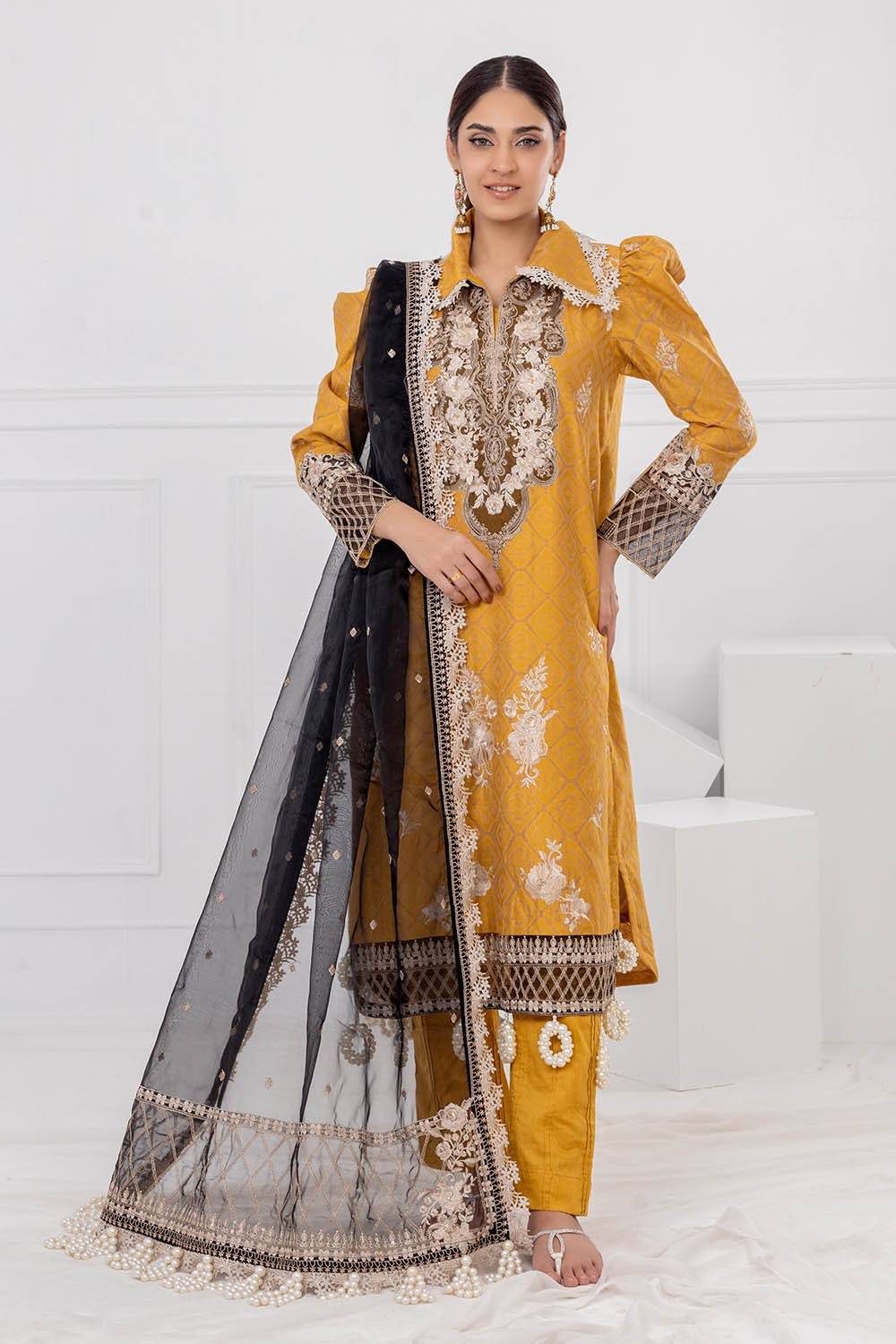 Gul Ahmed | Festive Eid 25 | FE-52001 by Maria Faisal - Registered Vendor of : Gul Ahmed - type : Ladies Clothes - 100% original wedding dresses