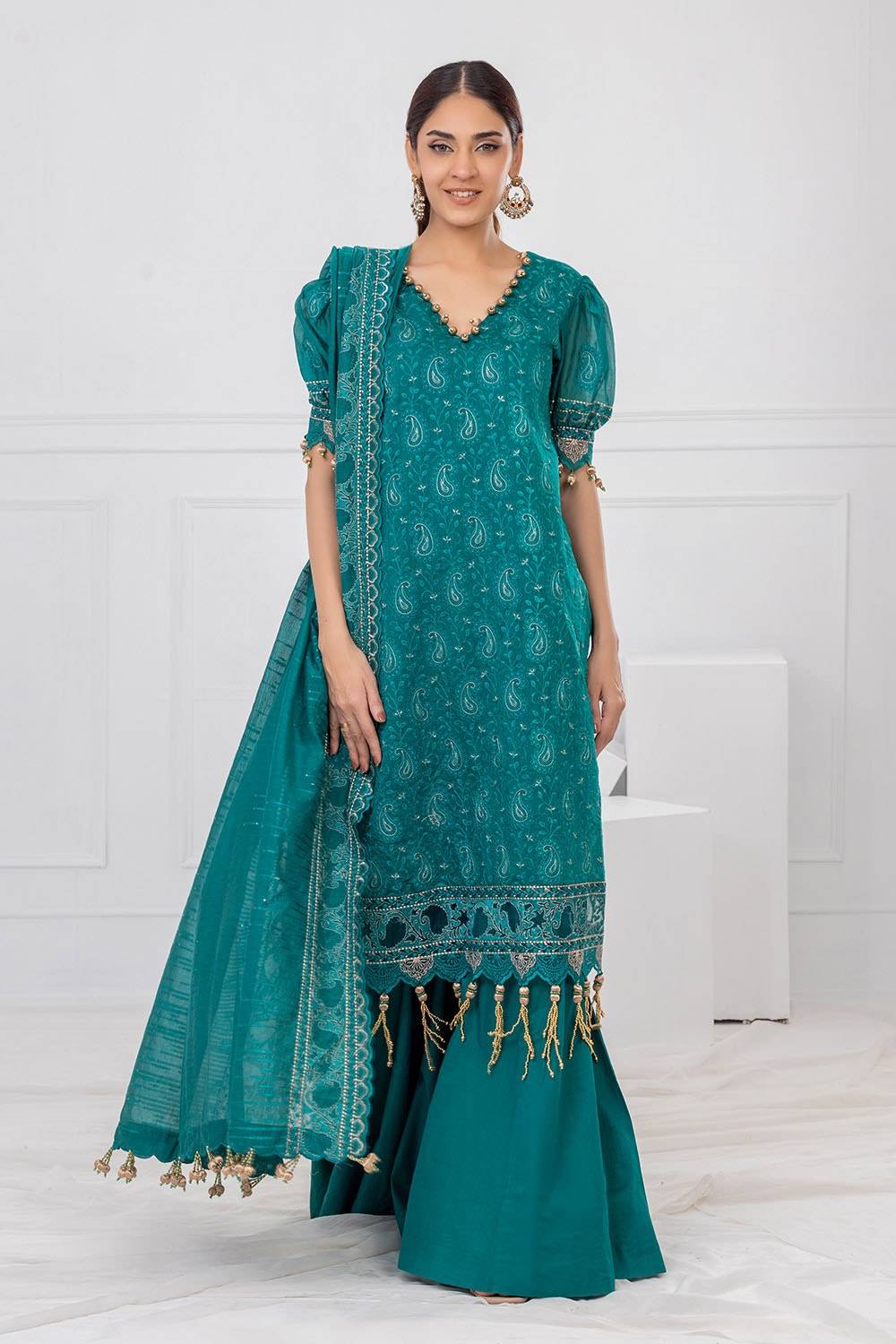Gul Ahmed | Festive Eid 25 | FE-52032 by Maria Faisal - Registered Vendor of : Gul Ahmed - type : Ladies Clothes - 100% original wedding dresses