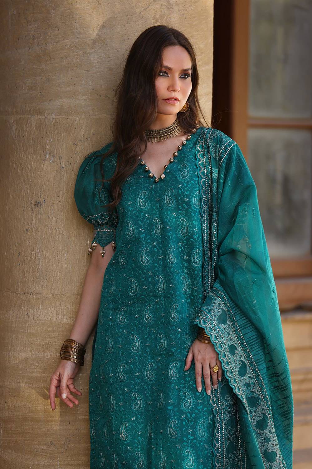 Gul Ahmed | Festive Eid 25 | FE-52032 by Maria Faisal - Registered Vendor of : Gul Ahmed - type : Ladies Clothes - 100% original wedding dresses