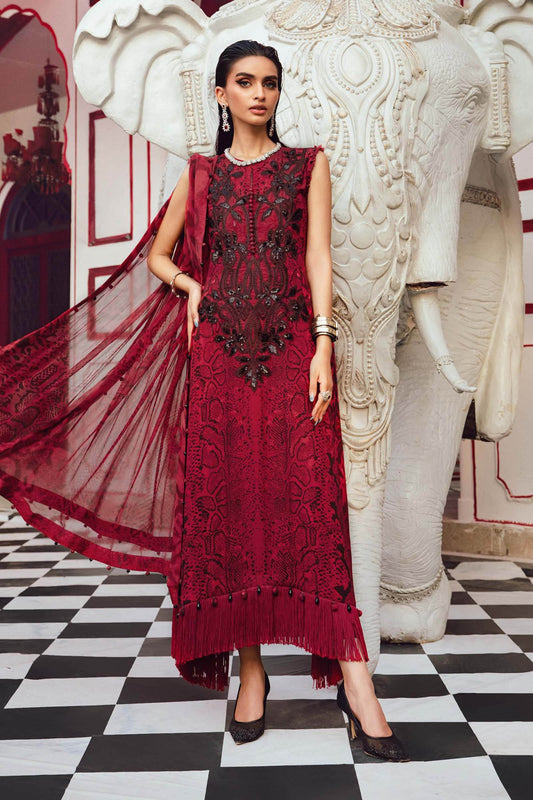 Maria B | M Prints Winter 25 | MPT-2702-A - Casual Dress - available at Maria Faisal in UK and USA.