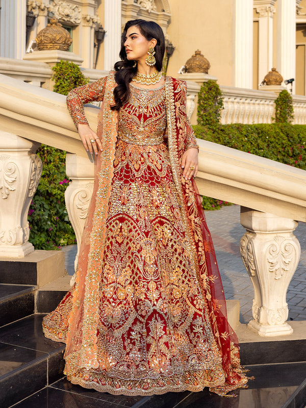 Epoque | Reverie Bridals | Cramoise - Wedding Dress - Maria Faisal