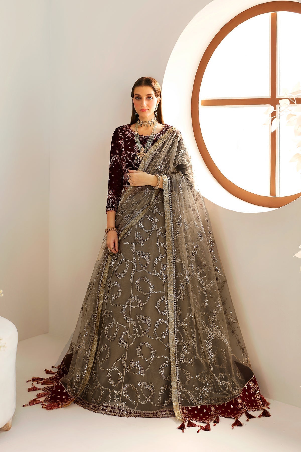 Alizeh | La Ruha Wedding Formals | AF-CH-2175-Esme - Pakistani Dress - Maria Faisal