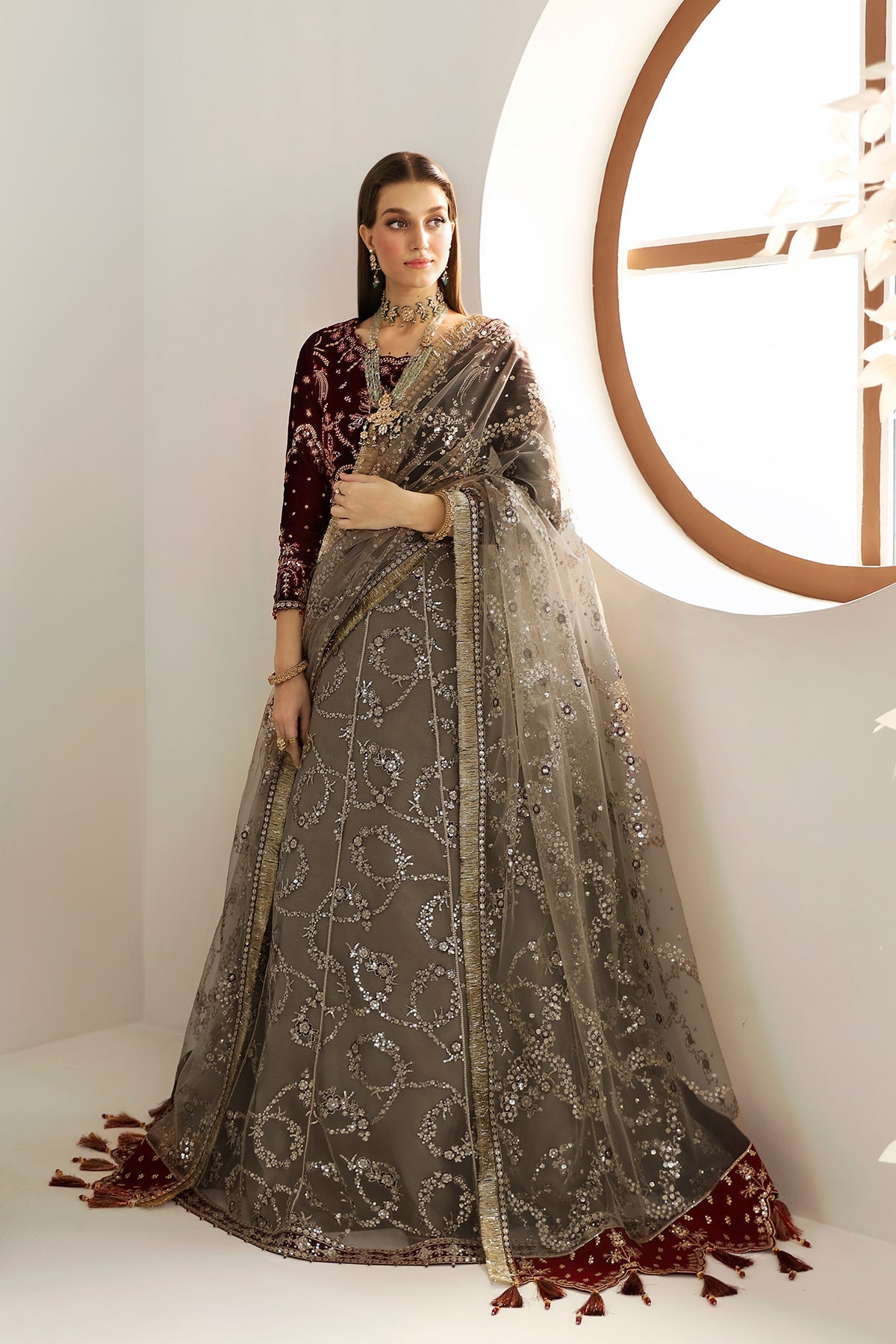 Alizeh | La Ruha Wedding Formals | AF-CH-2175-Esme - Pakistani Dress - Maria Faisal