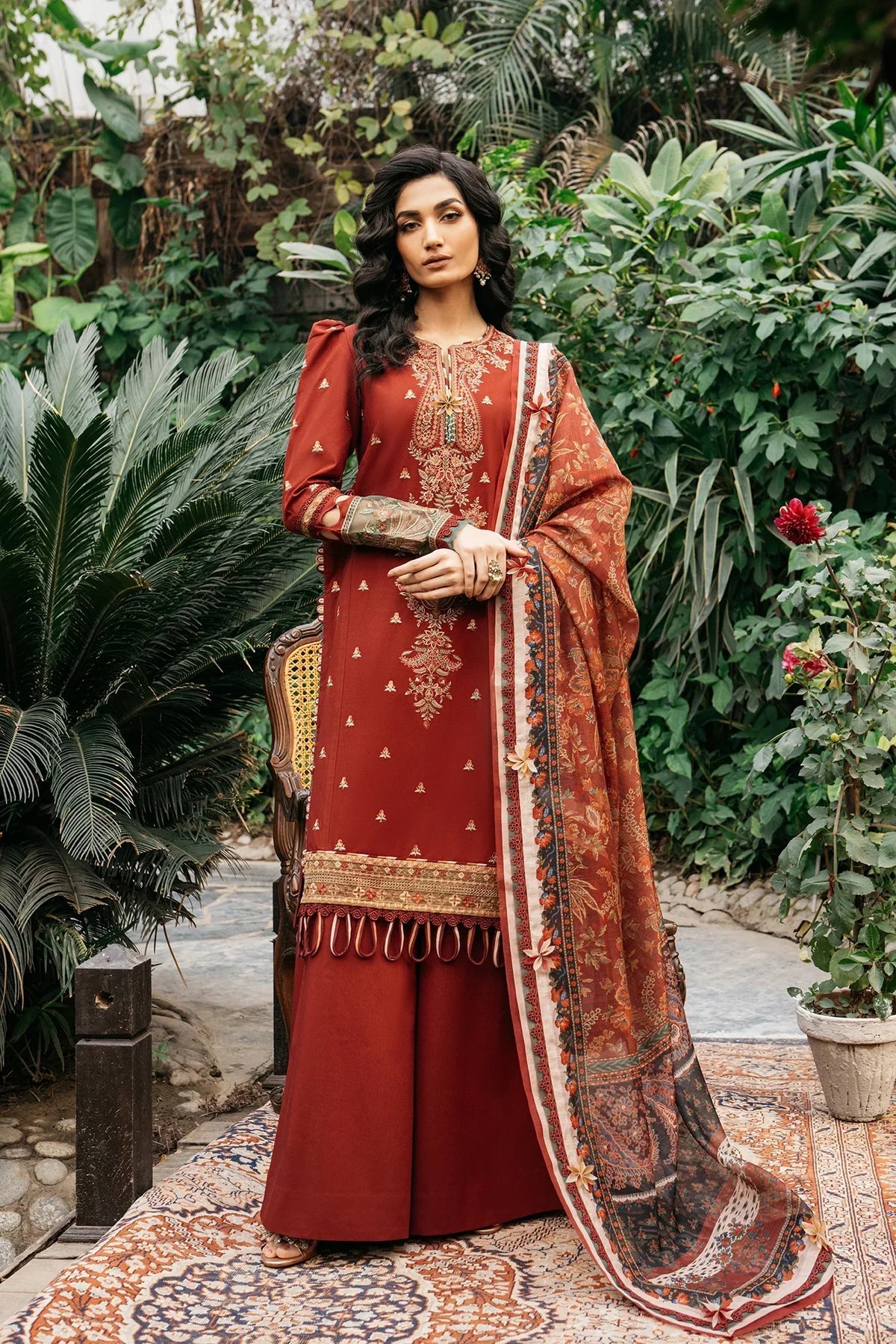 Ethnic | Rozana Collection SS 24 | E0407/203/416 - Ladies Clothes - Maria Faisal