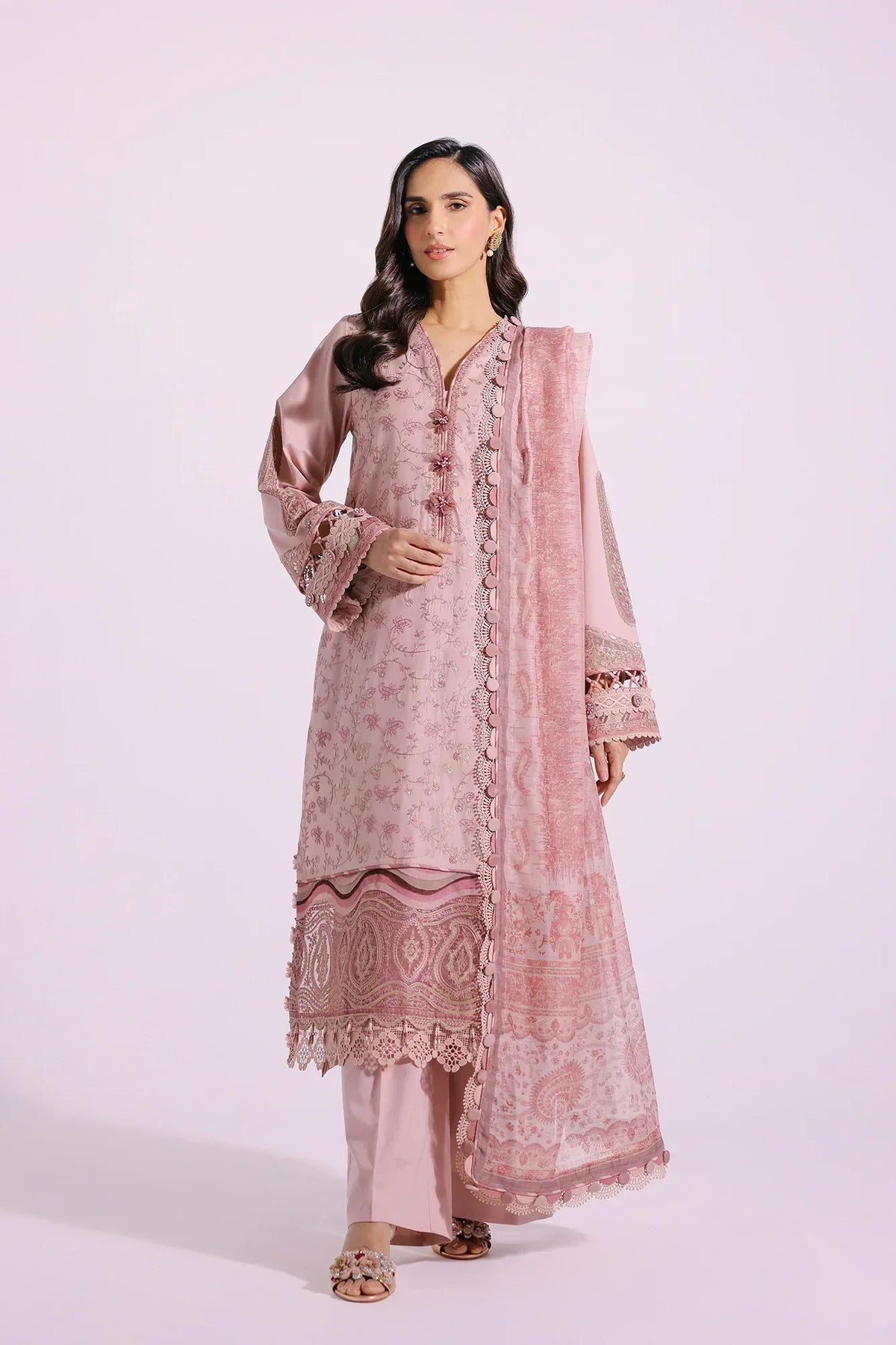 Ethnic | Rozana Collection SS 24 | E0408/203/327 - Ladies Clothes - Maria Faisal