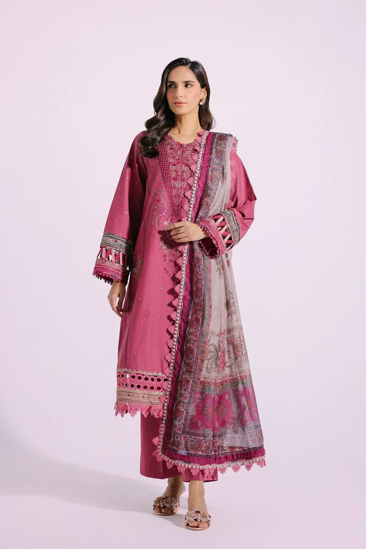 Ethnic | Rozana Collection SS 24 | E0409/203/409 - Luxury - Maria Faisal