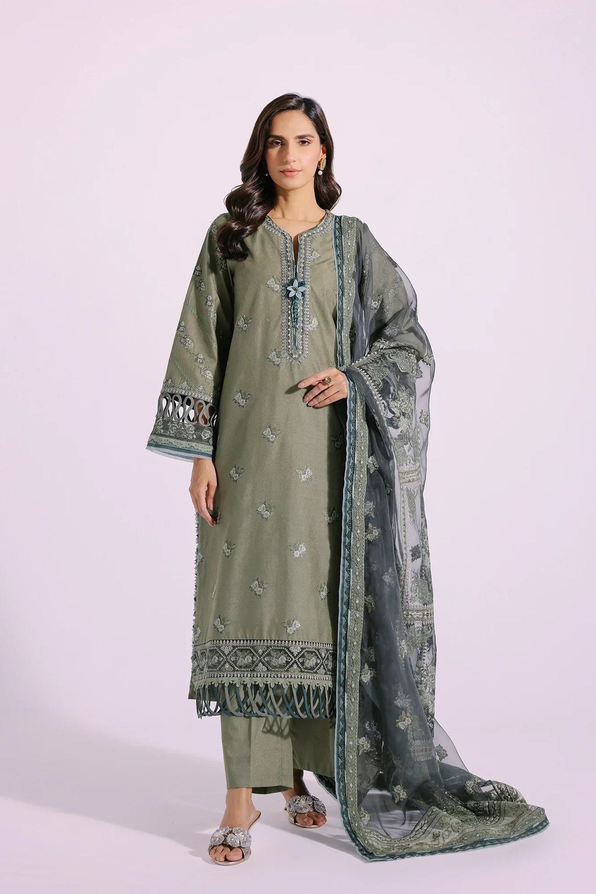 Ethnic | Rozana Collection SS 24 | E0415/203/127 - Ladies Clothes - Maria Faisal
