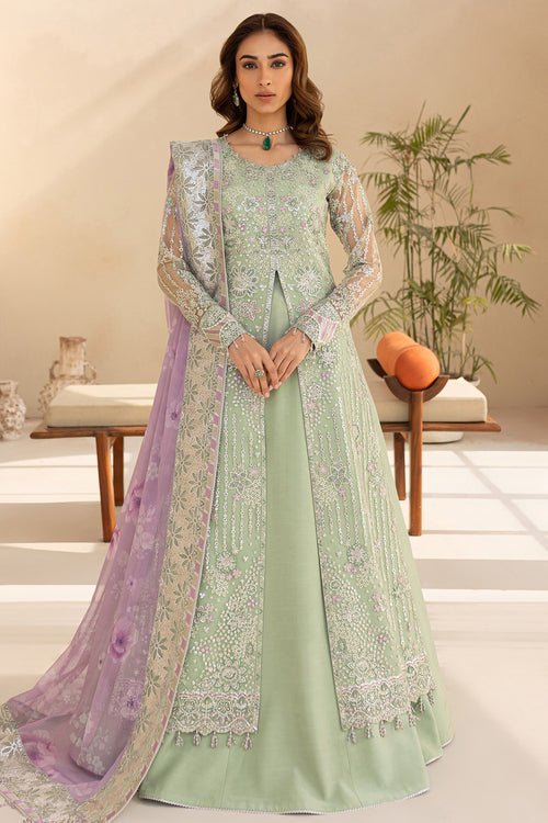 Farasha | Lu Zella Premium Formals 25 | Sage Luxe - is Mint Green dress from Farasha - Ladies Clothes - Maria Faisal