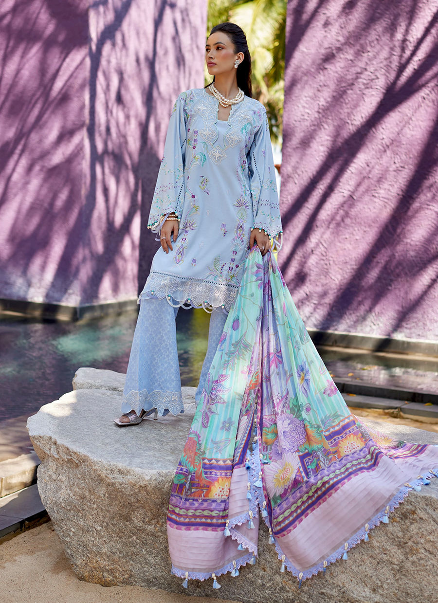 Farah Talib Aziz | Suay Lawn 24 | CALLISTA WEDGEWOOD - Ladies Clothes - Maria Faisal
