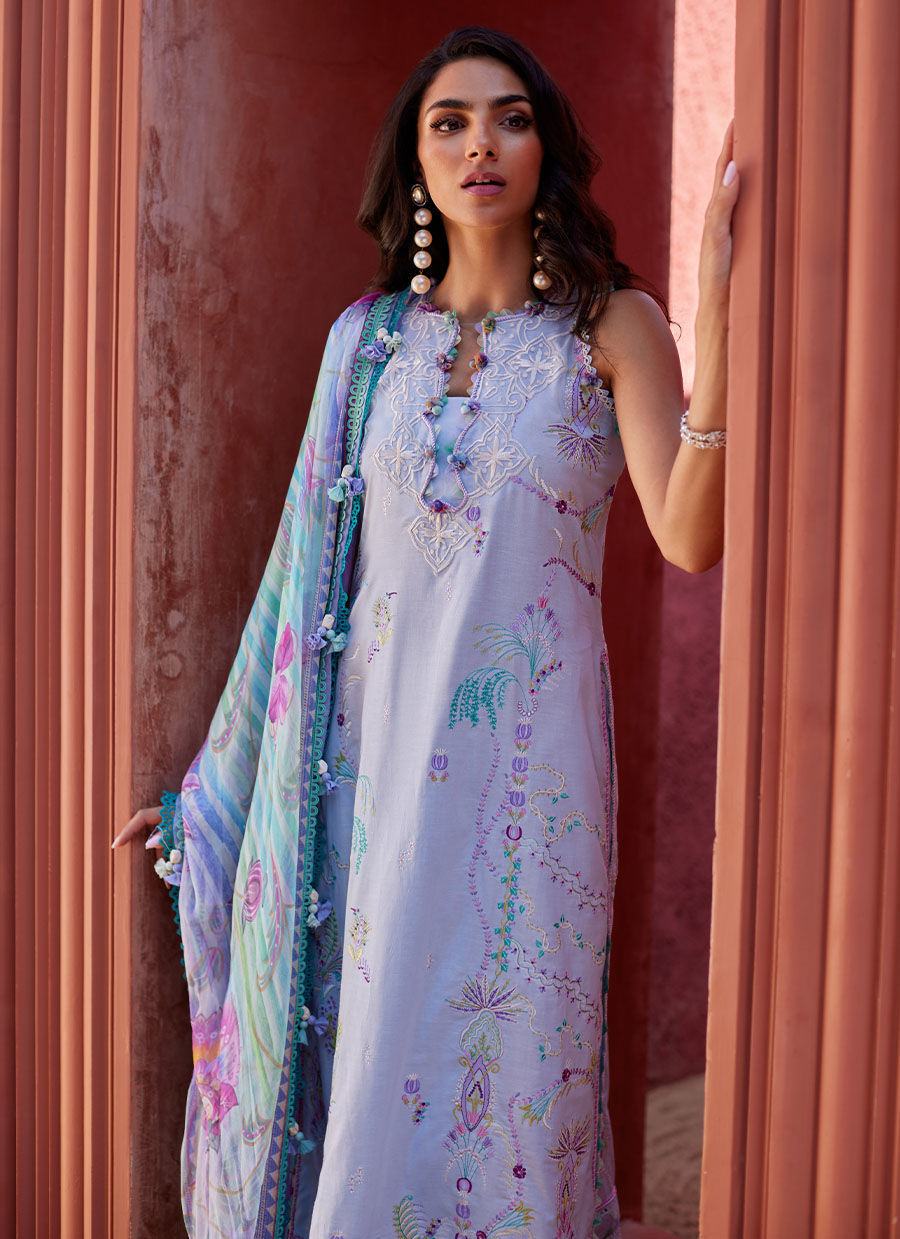 Farah Talib Aziz | Suay Lawn 24 | CALLISTA WEDGEWOOD - Ladies Clothes - Maria Faisal