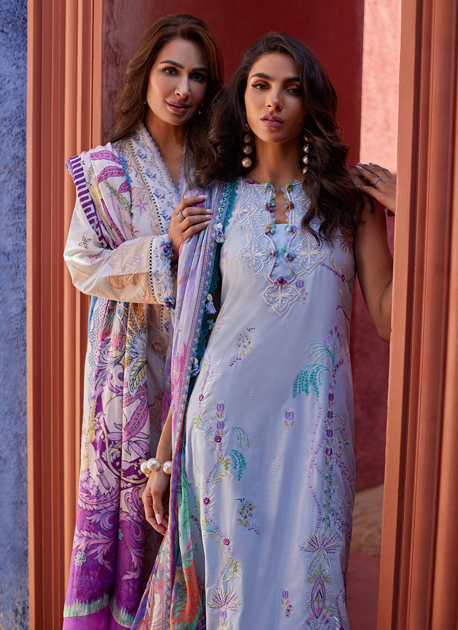 Farah Talib Aziz | Suay Lawn 24 | CALLISTA WEDGEWOOD - Ladies Clothes - Maria Faisal