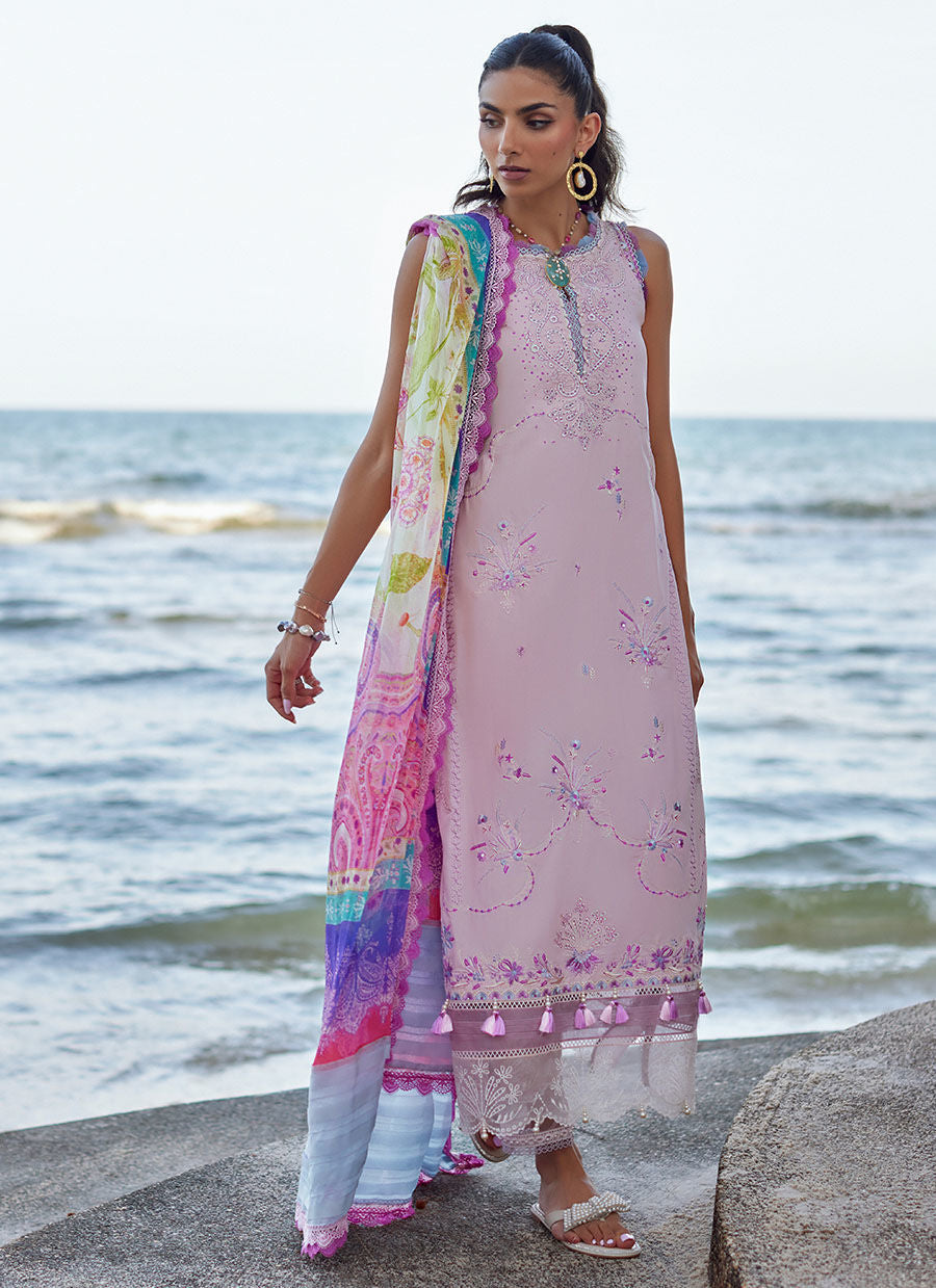 Farah Talib Aziz | Suay Lawn 24 | IZUMI PINK - Ladies Clothes - Maria Faisal