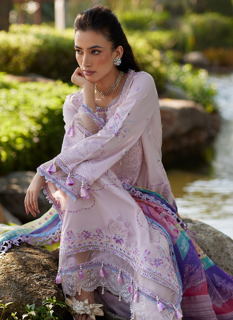 Farah Talib Aziz | Suay Lawn 24 | IZUMI PINK - Ladies Clothes - Maria Faisal