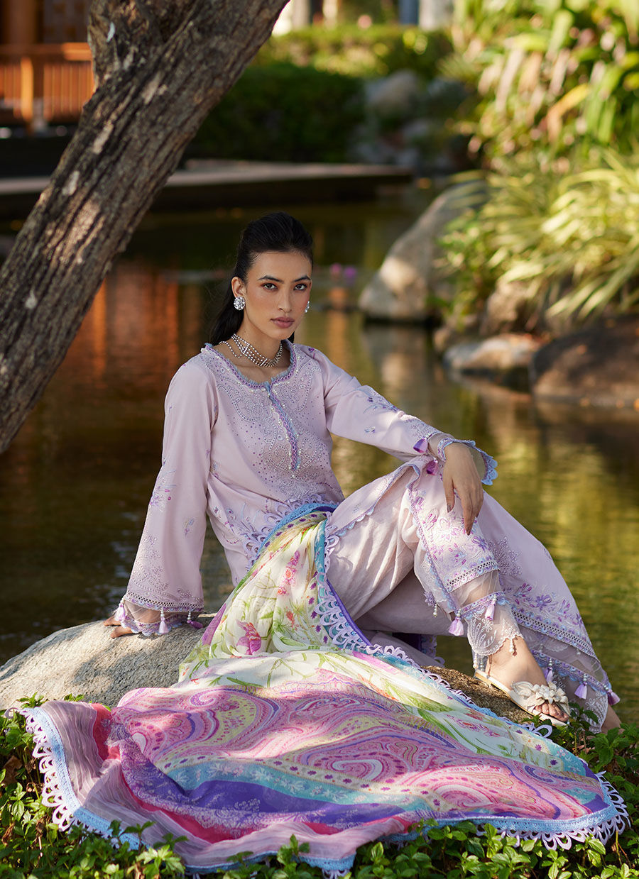 Farah Talib Aziz | Suay Lawn 24 | IZUMI PINK - Ladies Clothes - Maria Faisal