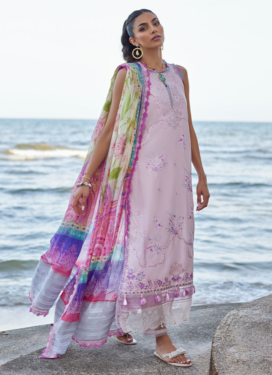 Farah Talib Aziz | Suay Lawn 24 | IZUMI PINK - Ladies Clothes - Maria Faisal
