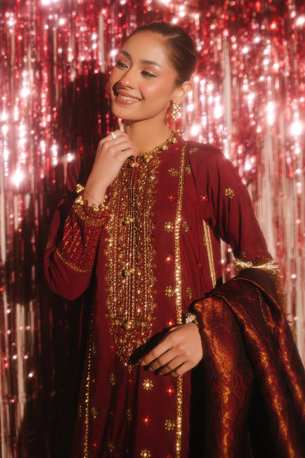 Gul Ahmed | Festive Eid 25 | FE-52075 by Maria Faisal - Registered Vendor of : Gul Ahmed - type : Ladies Clothes - 100% original wedding dresses