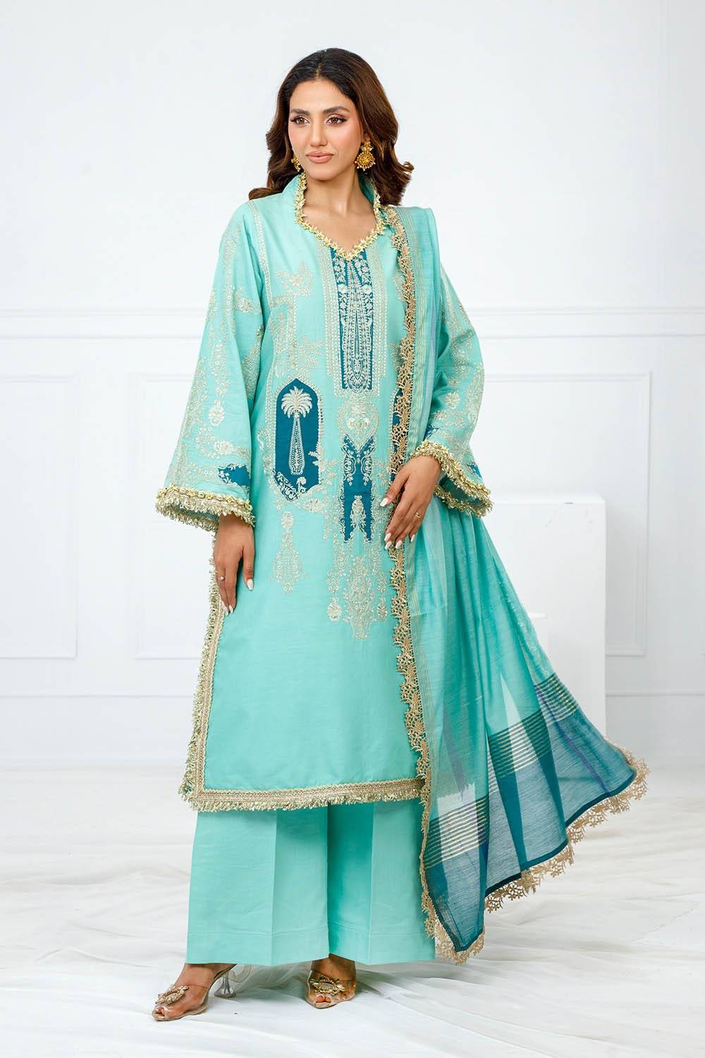 Gul Ahmed | Festive Eid 25 | FE-52083 by Maria Faisal - Registered Vendor of : Gul Ahmed - type : Ladies Clothes - 100% original wedding dresses