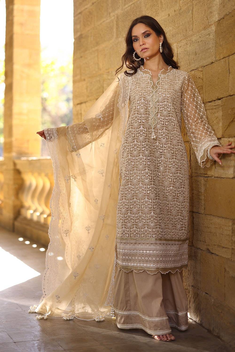 Gul Ahmed | Festive Eid 25 | FE-52087 by Maria Faisal - Registered Vendor of : Gul Ahmed - type : Ladies Clothes - 100% original wedding dresses