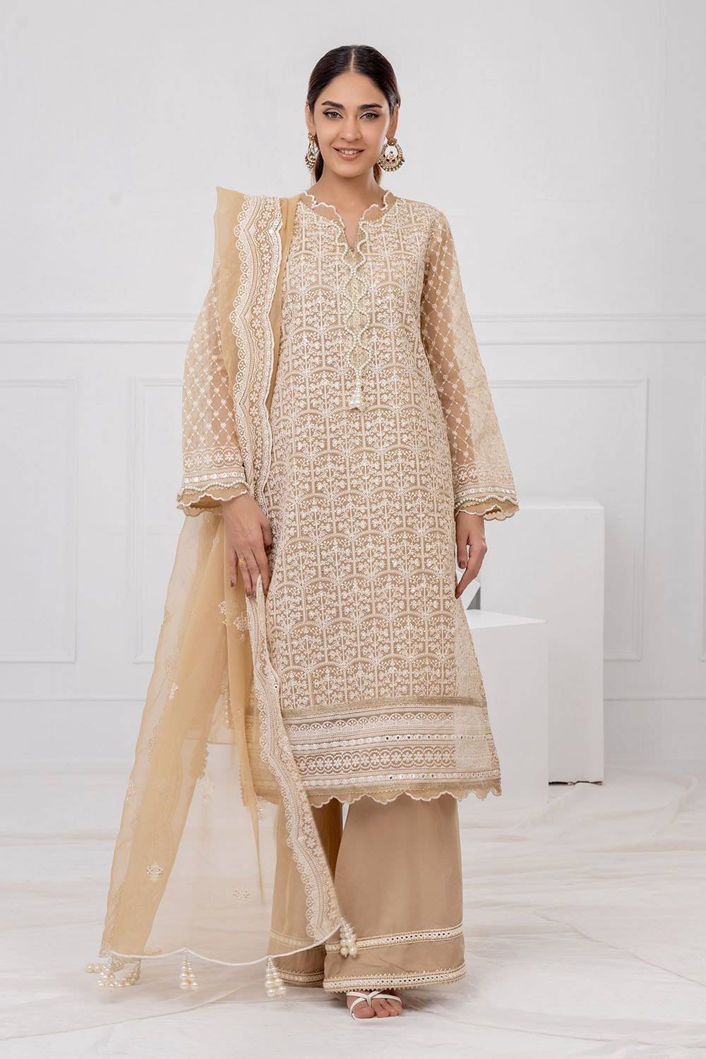 Gul Ahmed | Festive Eid 25 | FE-52087 by Maria Faisal - Registered Vendor of : Gul Ahmed - type : Ladies Clothes - 100% original wedding dresses