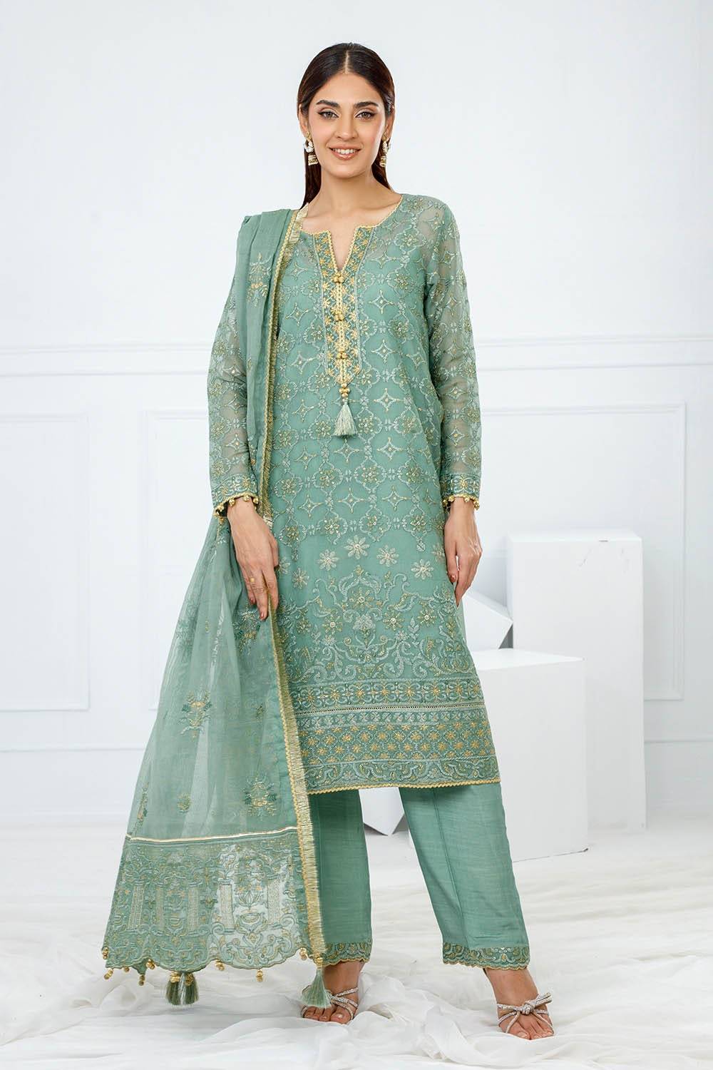 Gul Ahmed | Festive Eid 25 | FE-52088 by Maria Faisal - Registered Vendor of : Gul Ahmed - type : Ladies Clothes - 100% original wedding dresses