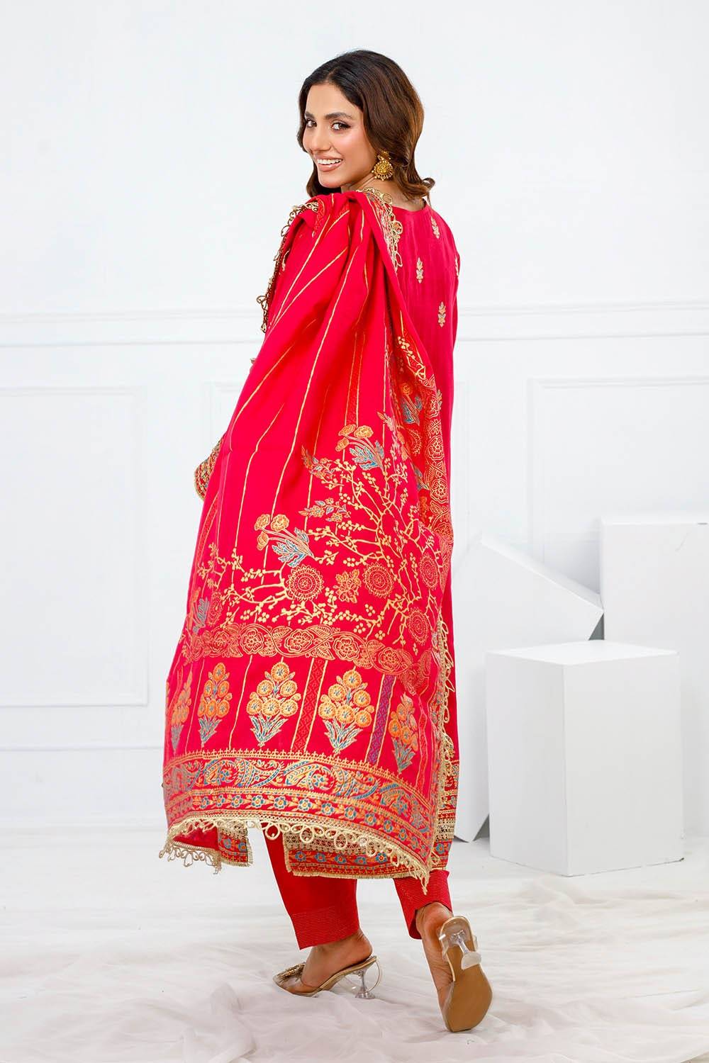 Gul Ahmed | Festive Eid 25 |FE-52093 by Maria Faisal - Registered Vendor of : Gul Ahmed - type : Ladies Clothes - 100% original wedding dresses