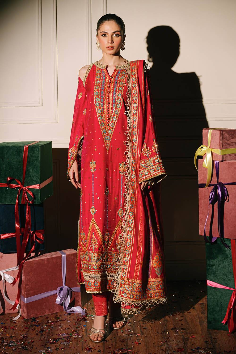 Gul Ahmed | Festive Eid 25 |FE-52093 by Maria Faisal - Registered Vendor of : Gul Ahmed - type : Ladies Clothes - 100% original wedding dresses