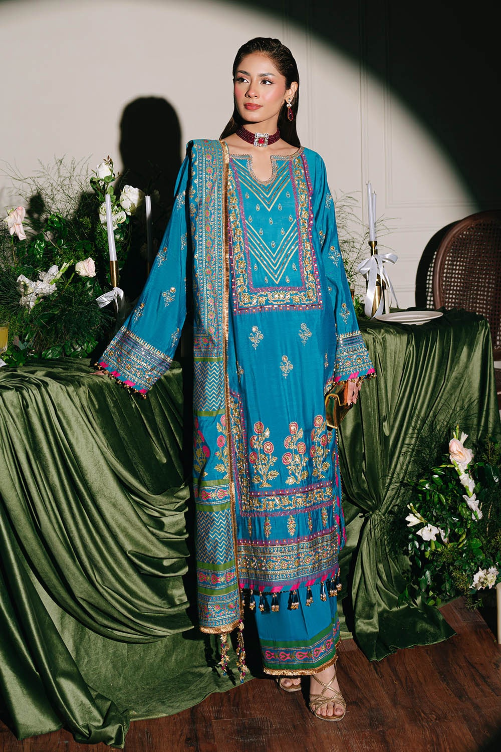 Gul Ahmed | Festive Eid 25 | FE-52094 by Maria Faisal - Registered Vendor of : Gul Ahmed - type : Ladies Clothes - 100% original wedding dresses