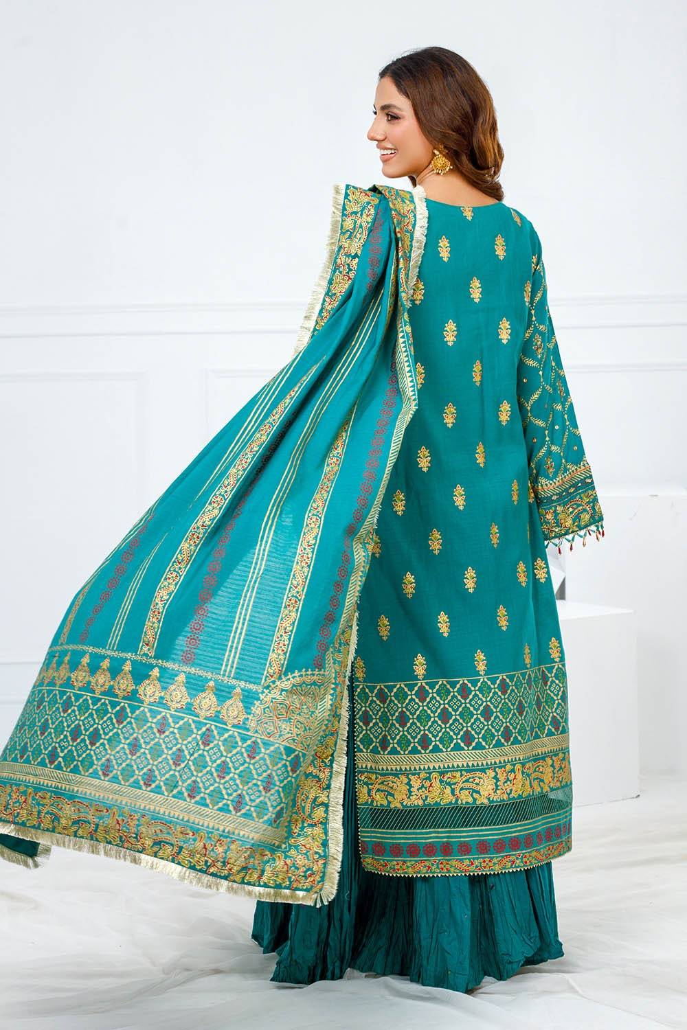 Gul Ahmed | Festive Eid 25 | FE-52096 by Maria Faisal - Registered Vendor of : Gul Ahmed - type : Ladies Clothes - 100% original wedding dresses