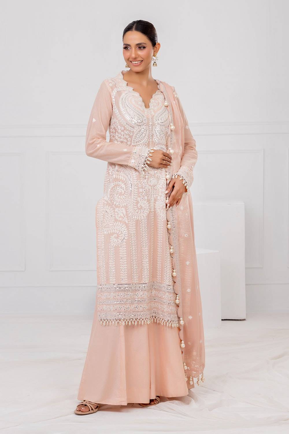 Gul Ahmed | Festive Eid 25 | FE-52107 by Maria Faisal - Registered Vendor of : Gul Ahmed - type : Ladies Clothes - 100% original wedding dresses