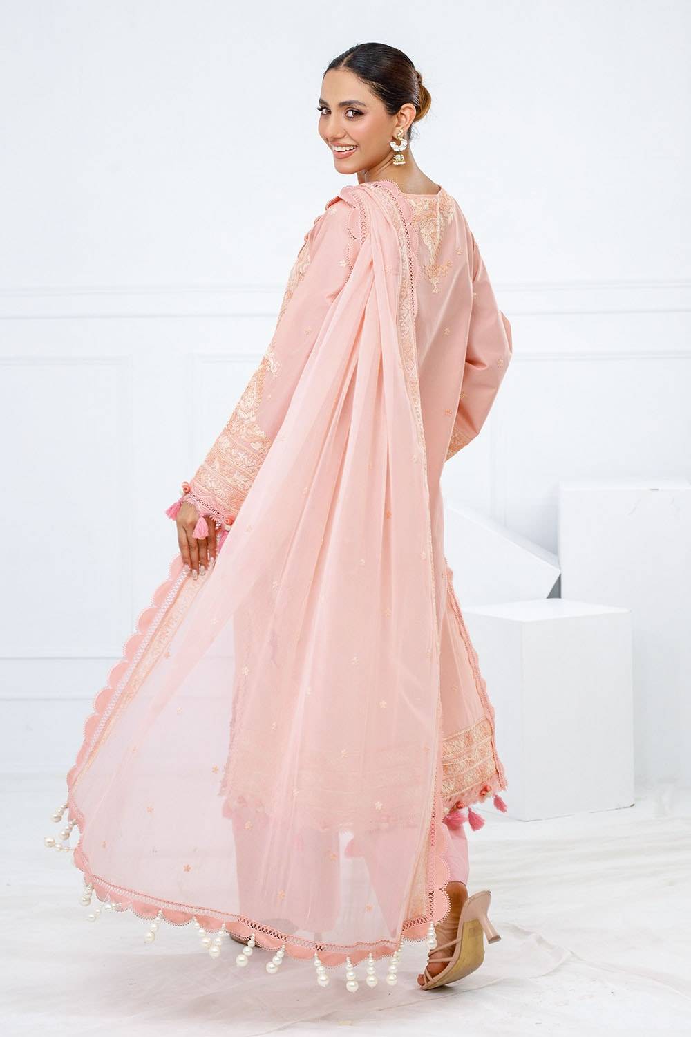 Gul Ahmed | Festive Eid 25 | FE-52120 by Maria Faisal - Registered Vendor of : Gul Ahmed - type : Ladies Clothes - 100% original wedding dresses