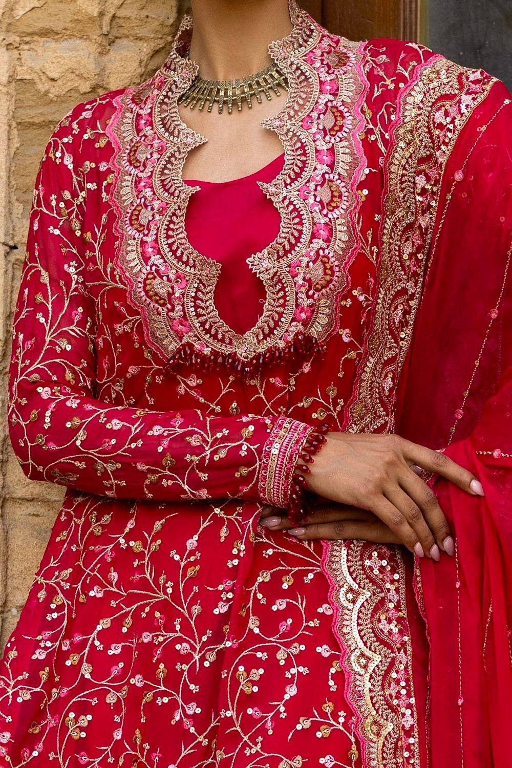 Gul Ahmed | Festive Eid 25 | FE-52131 by Maria Faisal - Registered Vendor of : Gul Ahmed - type : Ladies Clothes - 100% original wedding dresses