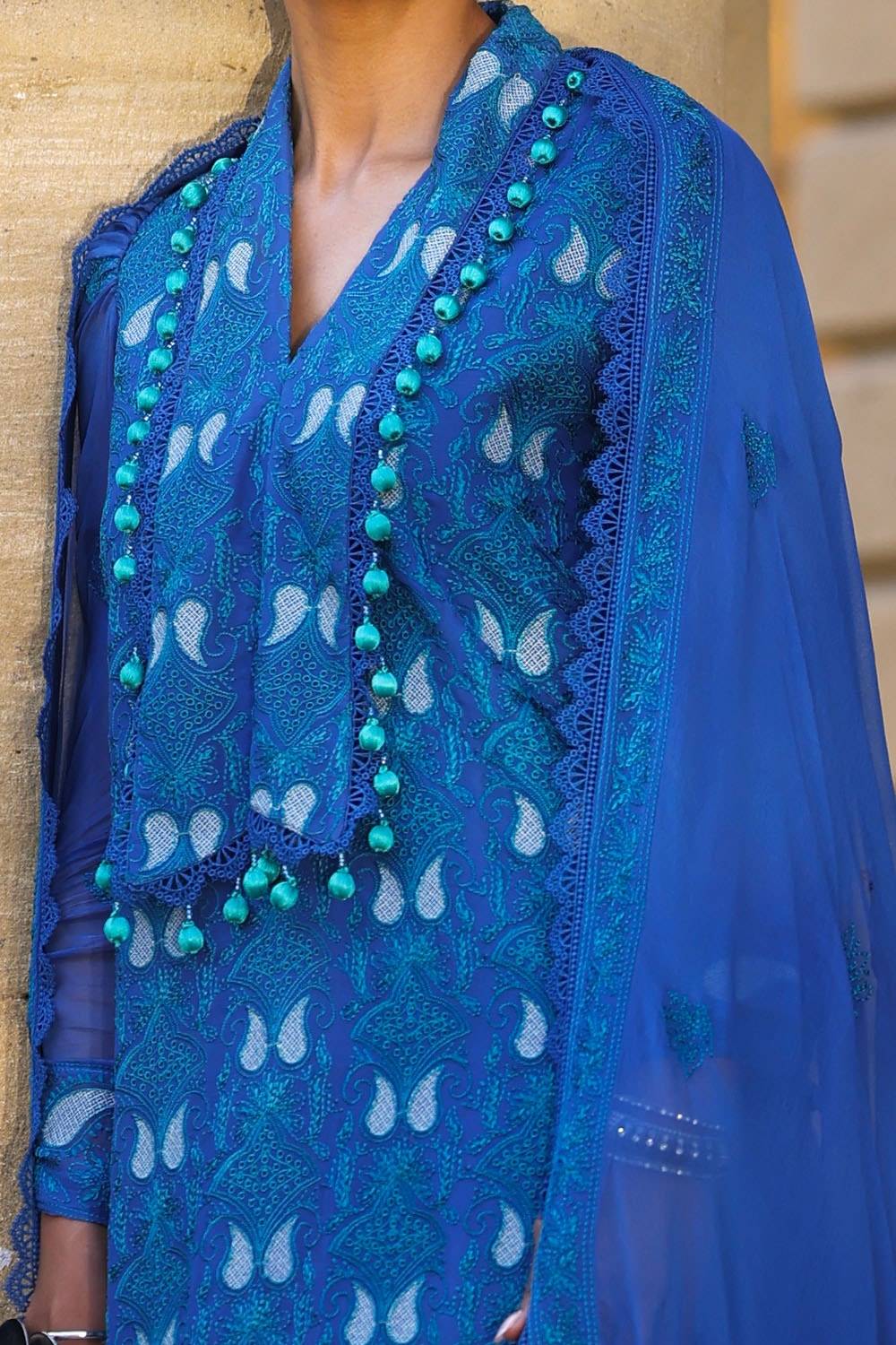 Gul Ahmed | Festive Eid 25 | FE-52143 by Maria Faisal - Registered Vendor of : Gul Ahmed - type : Ladies Clothes - 100% original wedding dresses