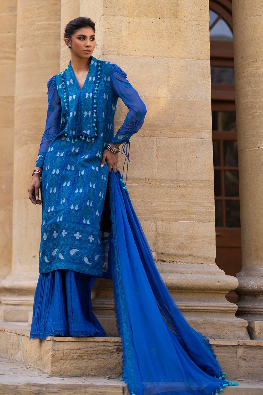 Gul Ahmed | Festive Eid 25 | FE-52143 by Maria Faisal - Registered Vendor of : Gul Ahmed - type : Ladies Clothes - 100% original wedding dresses