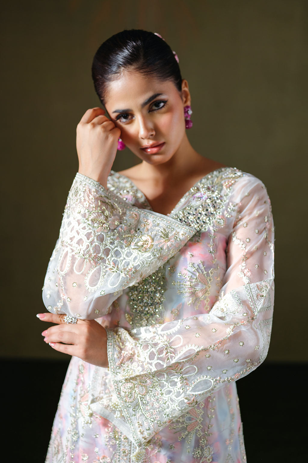 Ramsha | Festive Formals | E-306 - Formal Dress - available at Maria Faisal in UK and USA.