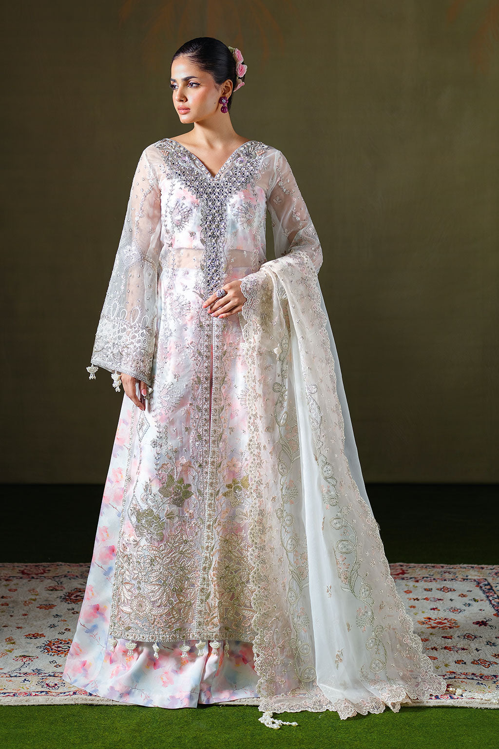 Ramsha | Festive Formals | E-306 - Formal Dress - available at Maria Faisal in UK and USA.
